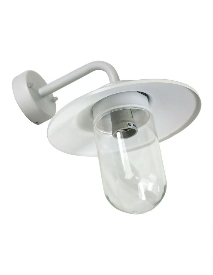 Anzio Outdoor Wall Light in White image 2