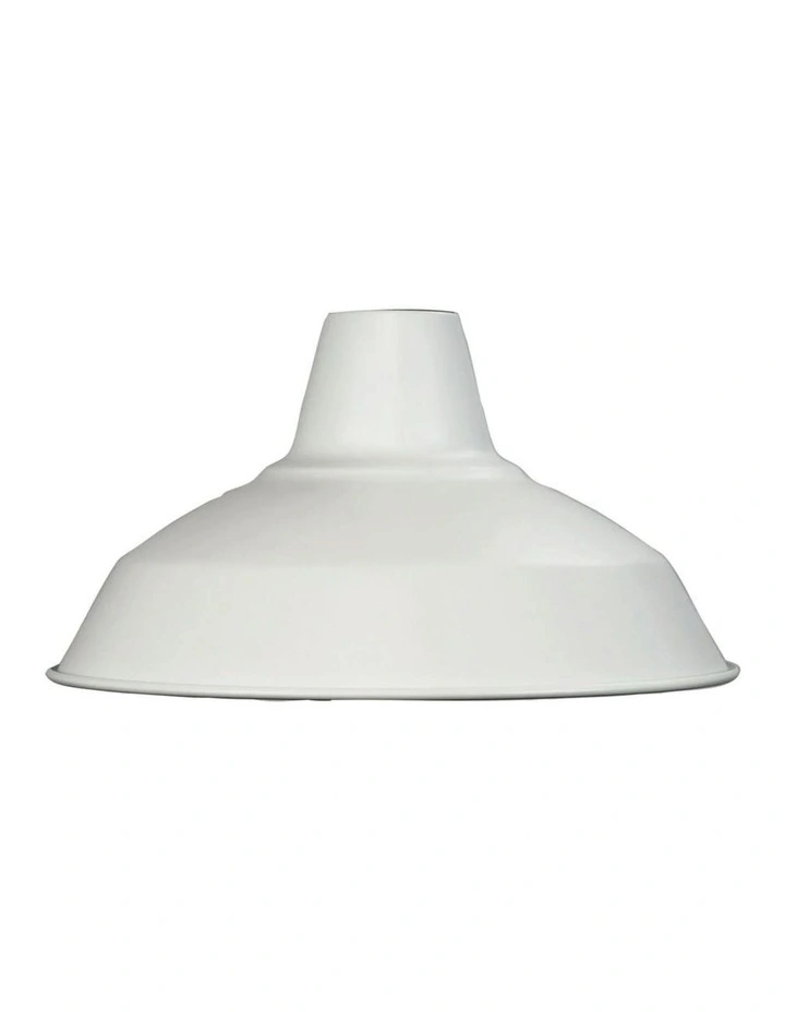 Warehouse Industrial Vintage Shade 31cm in White image 2
