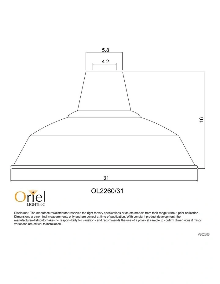 Warehouse Industrial Vintage Shade 31cm in White image 4