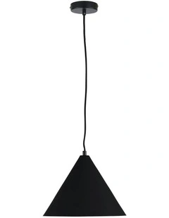 Conic Stylish Conical Pendant Light 28cm in Black