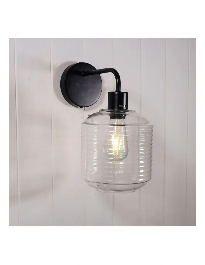 MarconiWall Sconce Light Clear Glass image 2