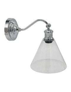 AbbyHamptons Style Classic Wall Light in Chrome