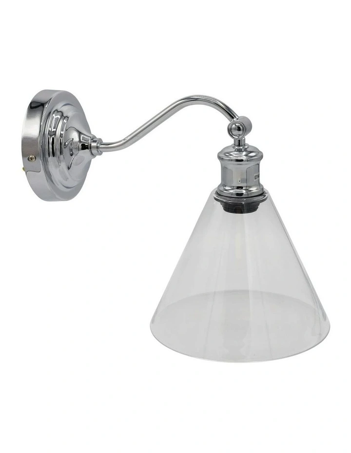 AbbyHamptons Style Classic Wall Light in Chrome image 1