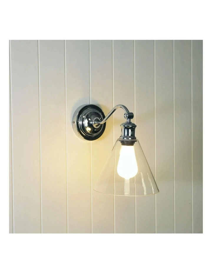 AbbyHamptons Style Classic Wall Light in Chrome image 2