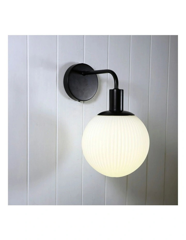 Legarno Wall Sconce Light Opal Glass image 2