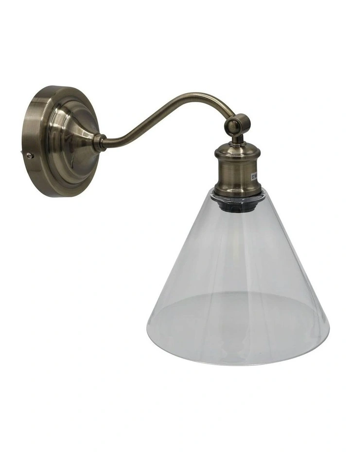 AbbyHamptons Style Classic Wall Light Antique Brass image 1