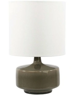 Fawn Ceramic Table Lamp in Grey