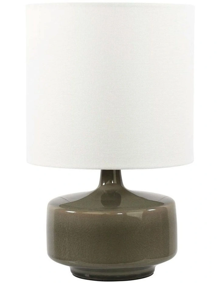 Fawn Ceramic Table Lamp in Grey image 1