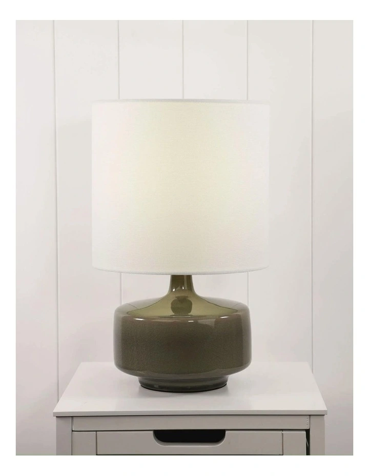 Fawn Ceramic Table Lamp in Grey image 2