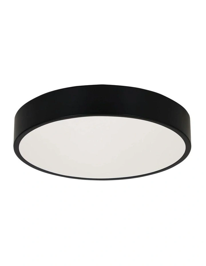 Orbis Tricolour LED Ceiling Light 30cm in Black image 2