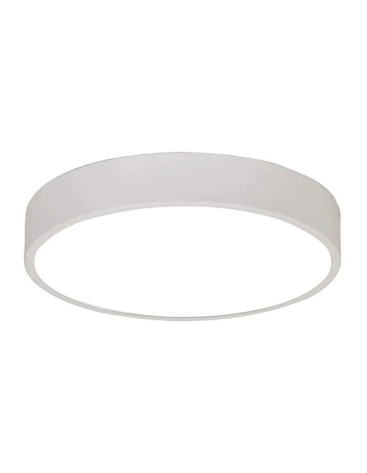 Orbis Tricolour LED Ceiling Light 30cm in White image 2