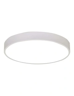 Orbis Tricolour LED Ceiling Light 40cm in White