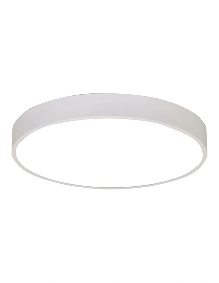 Orbis Tricolour LED Ceiling Light 40cm in White image 1