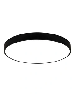 Orbis Tricolour LED Ceiling Light 50cm in Black