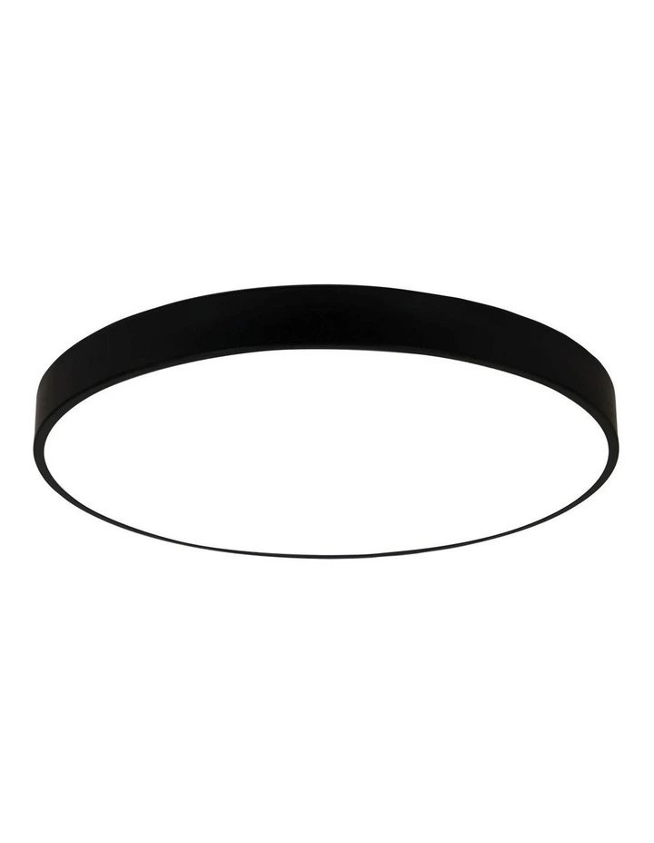 Orbis Tricolour LED Ceiling Light 50cm in Black image 1