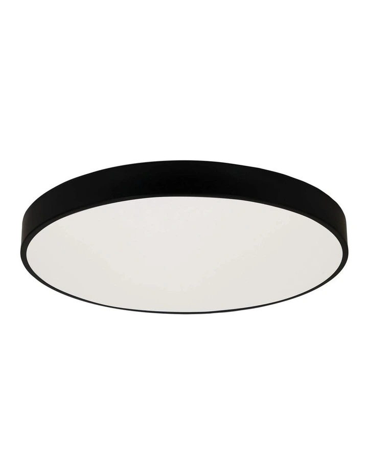 Orbis Tricolour LED Ceiling Light 50cm in Black image 2