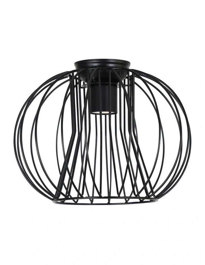 Malo Industrial Style DIY Shade 25cm in Black image 1