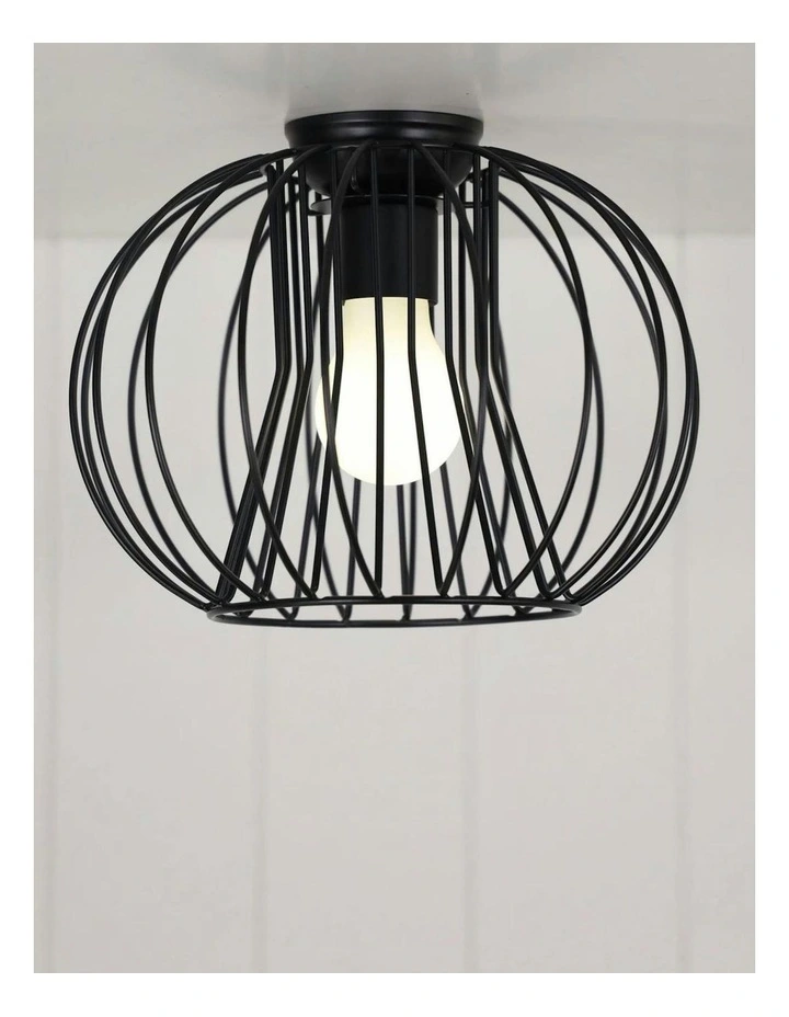 Malo Industrial Style DIY Shade 25cm in Black image 3