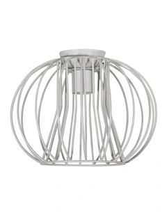 Malo Industrial Style DIY Shade 25cm in White