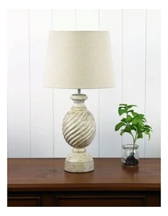 Carlisle Complete Table Lamp in Brown