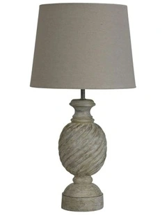 Carlisle Complete Table Lamp in Brown
