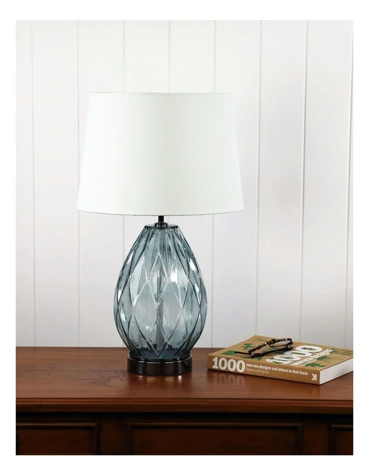 Venice Complete Table Lamp in Grey image 3