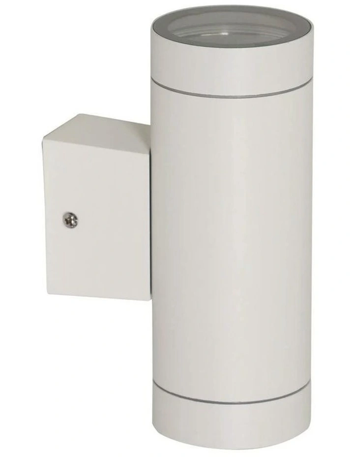Latitude Up/Down Outdoor Wall Light in White image 1