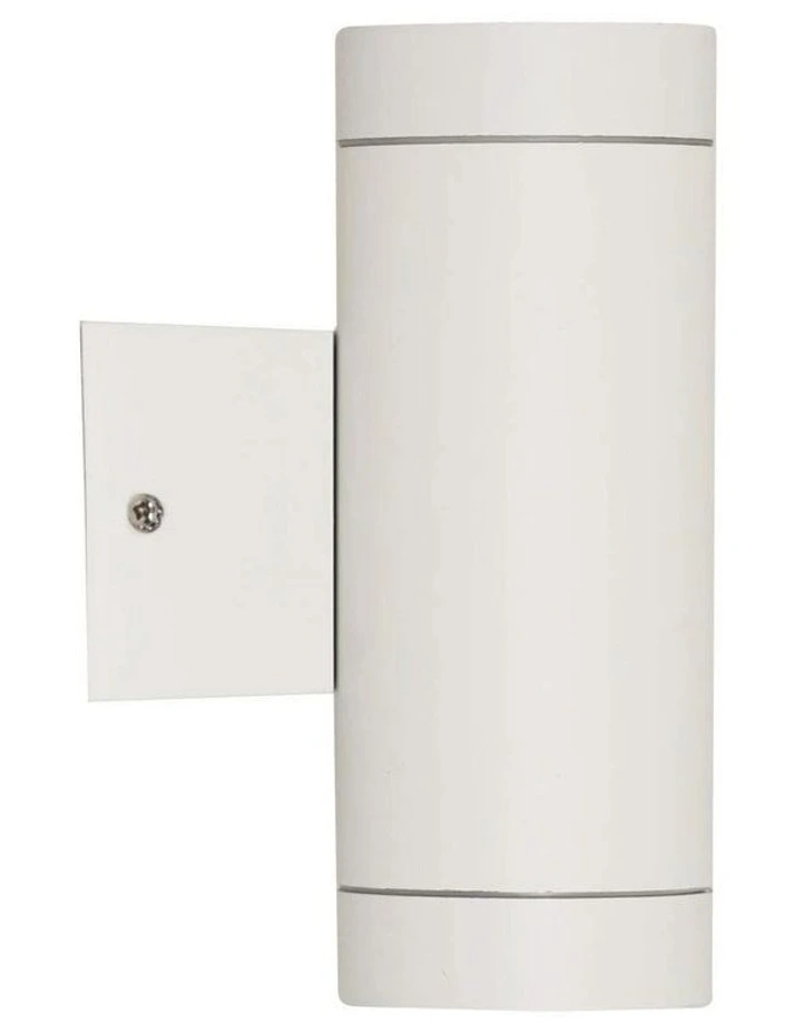 Latitude Up/Down Outdoor Wall Light in White image 2
