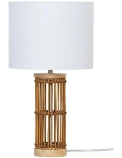 Medan Bamboo Table Lamp in Natural