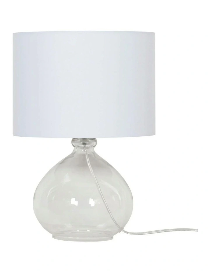 Melfi Glass Table Lamp in Clear image 1