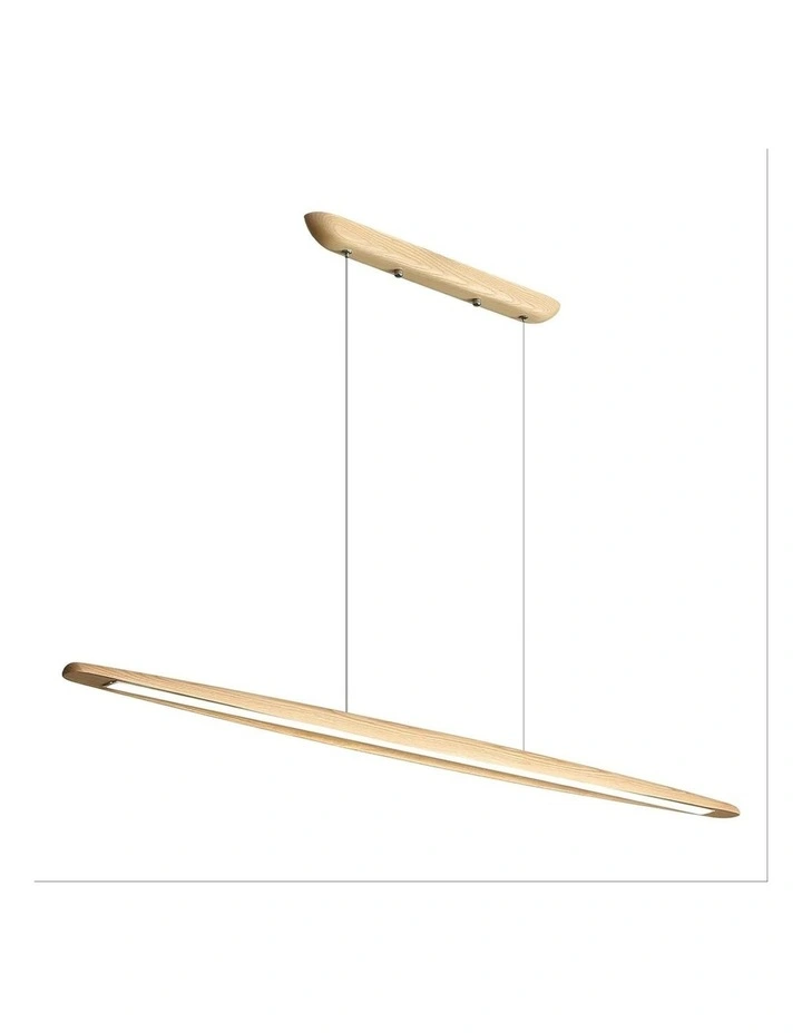 Eastoft Tricolour LED Pendant Light Ash Wood image 2
