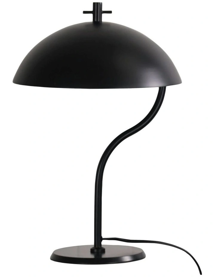 Merton Metal Table Lamp in Black image 1