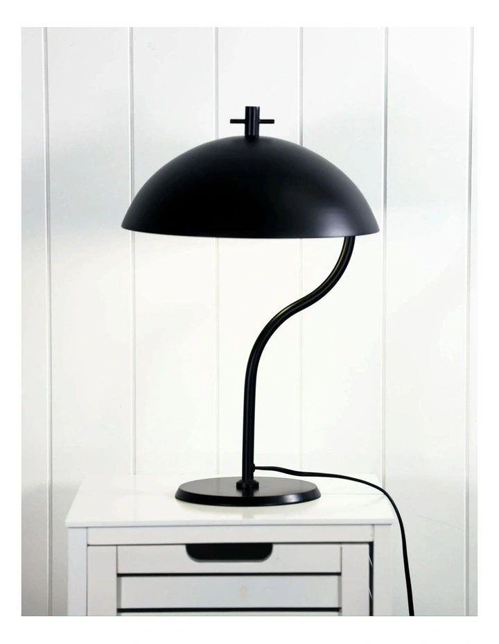 Merton Metal Table Lamp in Black image 2