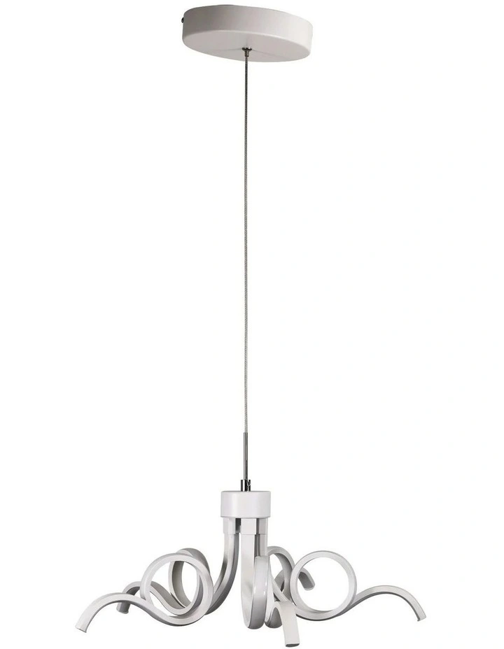 Noodle Tricolour LED Pendant Light White 50cm image 2