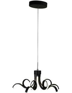 Noodle Tricolour LED Pendant Light 50cm in Black