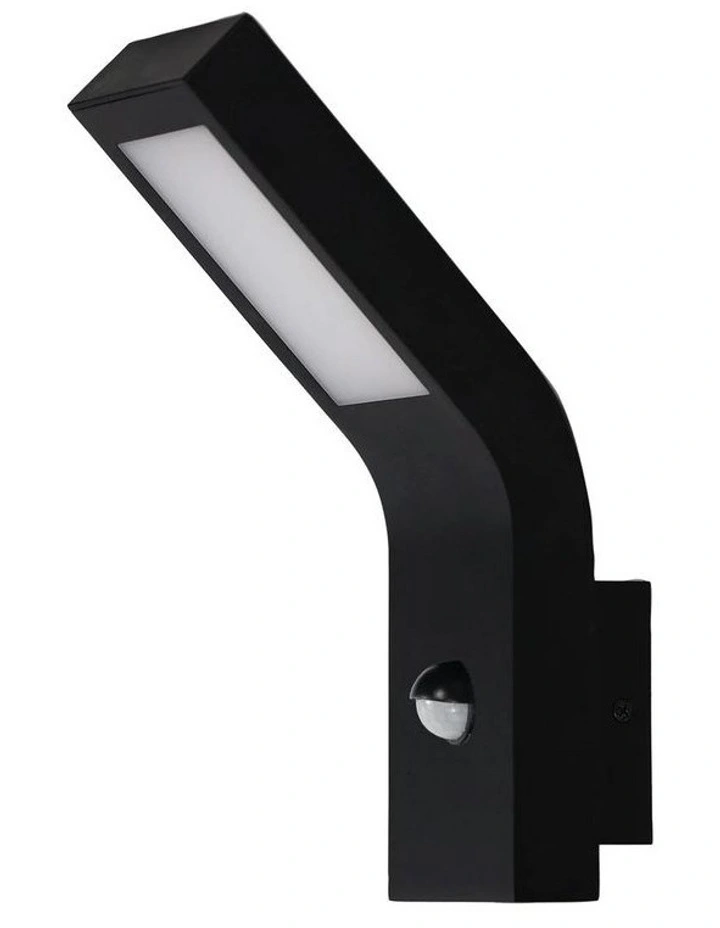 Vanguard LED Outdoor Sensor Wall Light 240v in Black image 1
