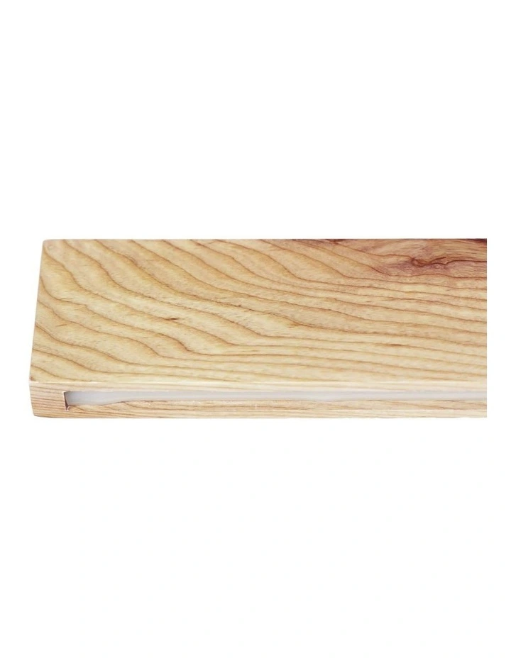 Langtoft Tricolour LED Pendant Light Ash Wood in Natural image 3