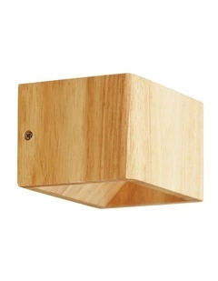 Vidar 3W 4000k Timber Wall Light in Natural