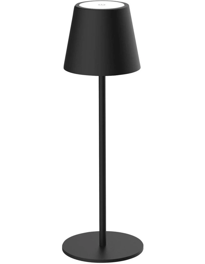 MindyRechargeable Touch Table Lamp in Black image 2