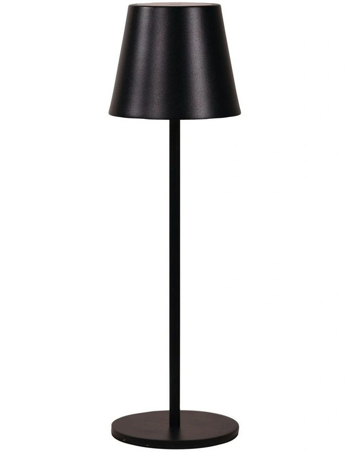 MindyRechargeable Touch Table Lamp in Black image 3