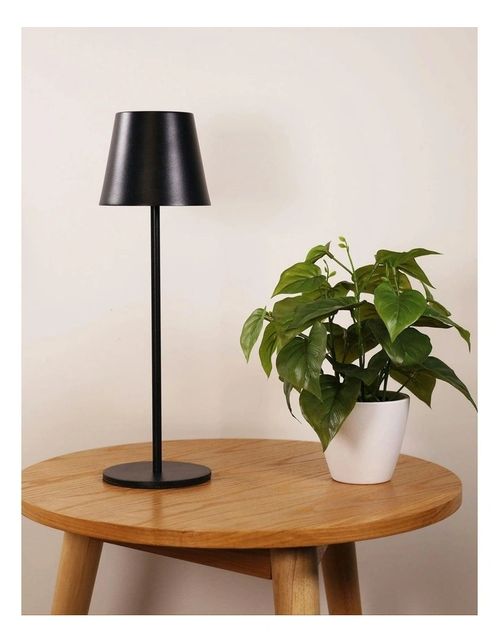 MindyRechargeable Touch Table Lamp in Black image 4