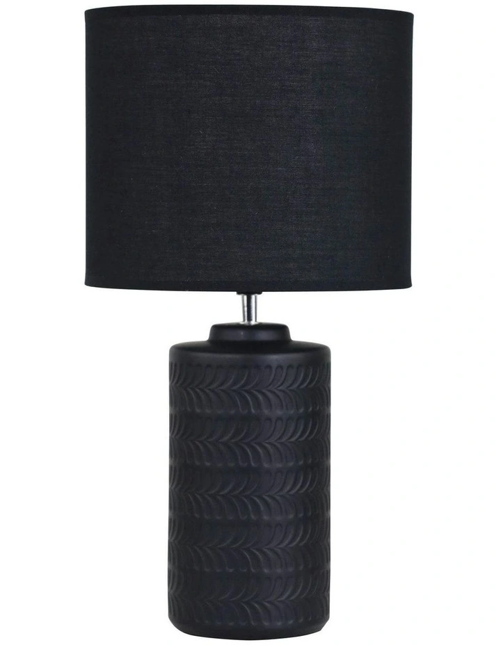 Jenny Ceramic Table Lamp in Black image 3