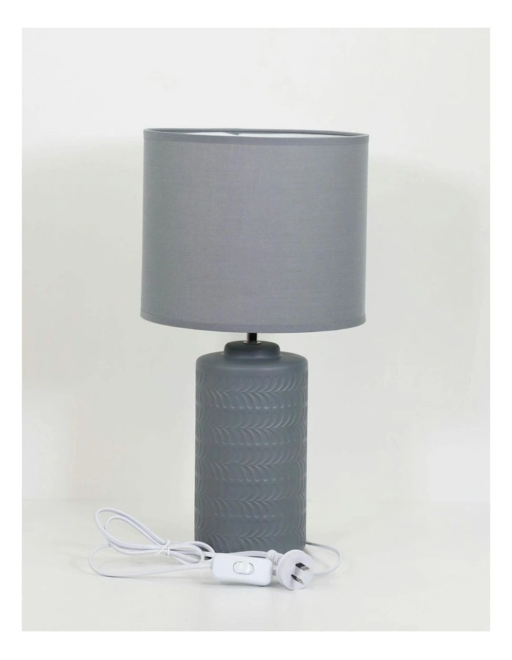 Jenny Ceramic Table Lamp in Grey image 2