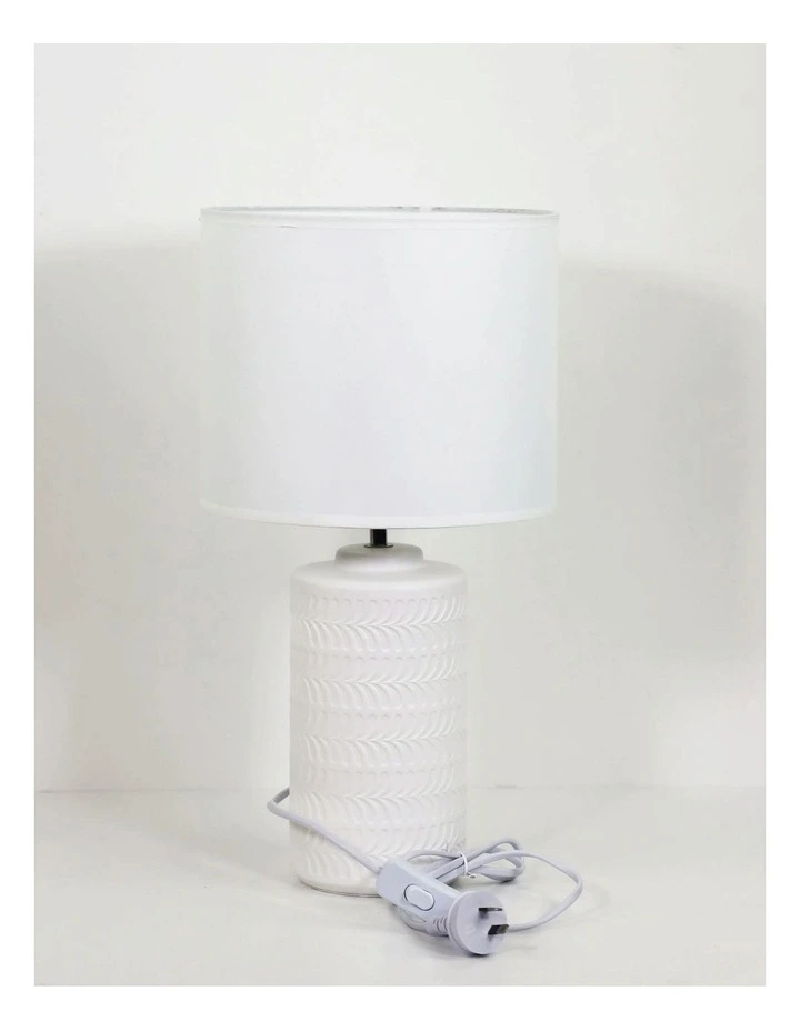 Jenny Ceramic Table Lamp in White image 1