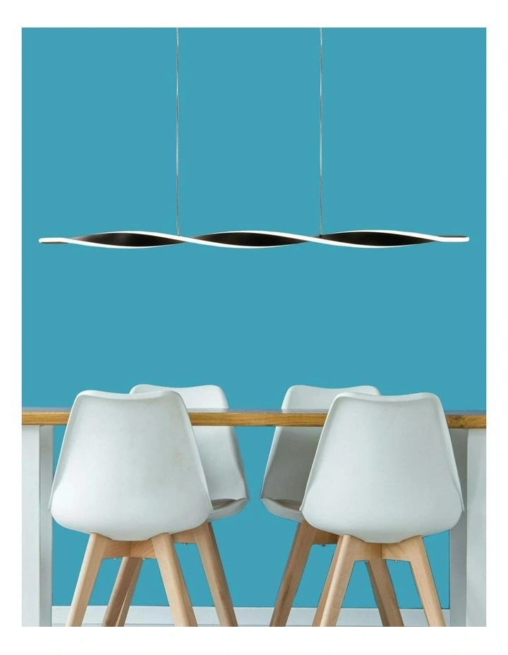 Aeon LED Pendant Light 120cm in Black image 4