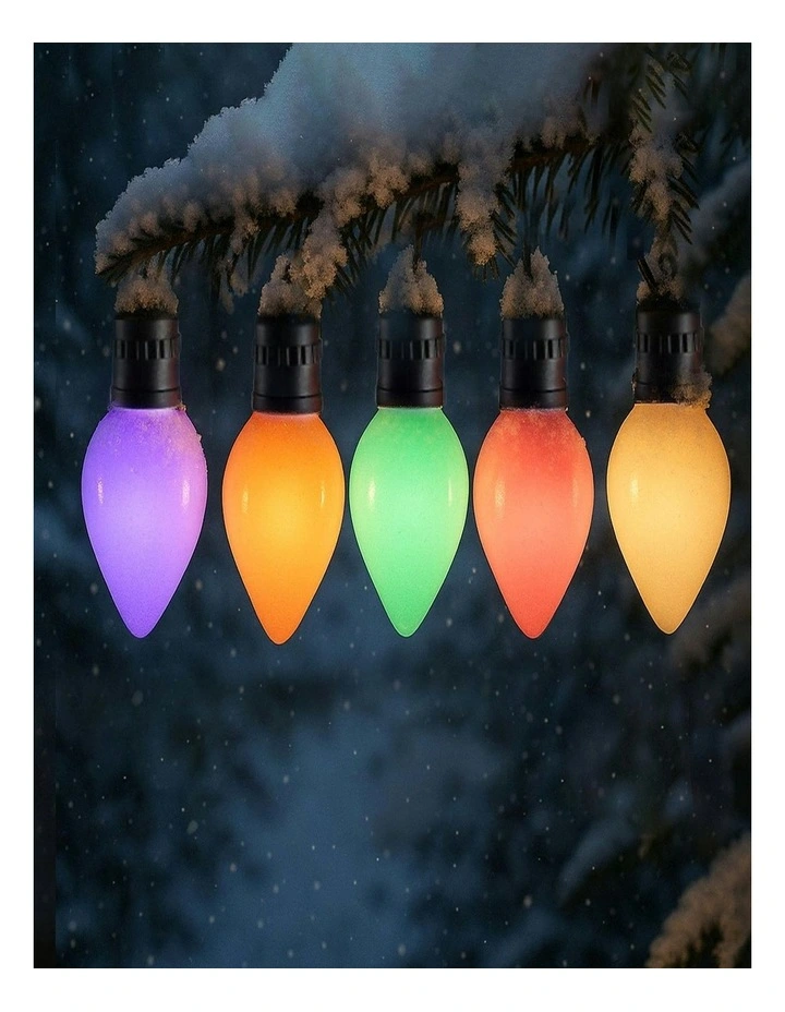 10 Led Connectable Large Pinecone String Light in Multicolour image 3