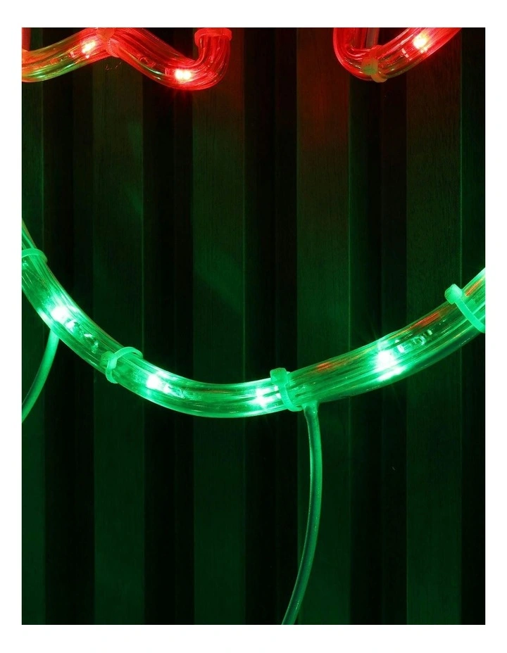 Led Christmas Wreath Silhouette in Green image 4