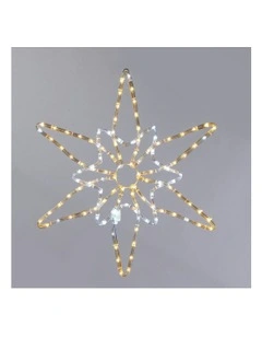 LED Northern Star Rope Light Silhouette in Warm White and White