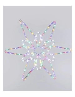Led Northern Star Rope Light Silhouette in Multicolour
