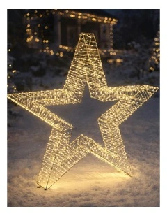 Led Pre-Lit Star Small in Multi